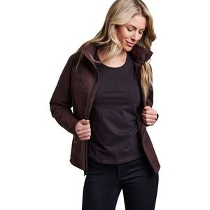 ⭐️ KUHL Women’s Generatr Flannel Lined Jacket Black Coffee XS